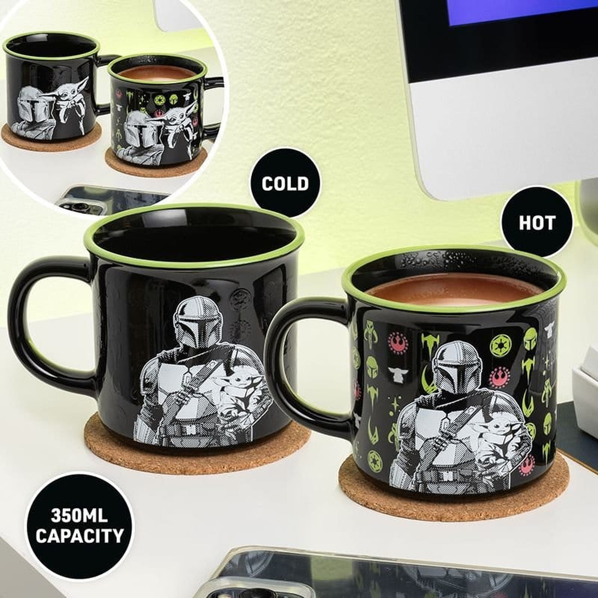 Produktbild Star Wars: The Mandalorian Tasse mit Thermoeffekt