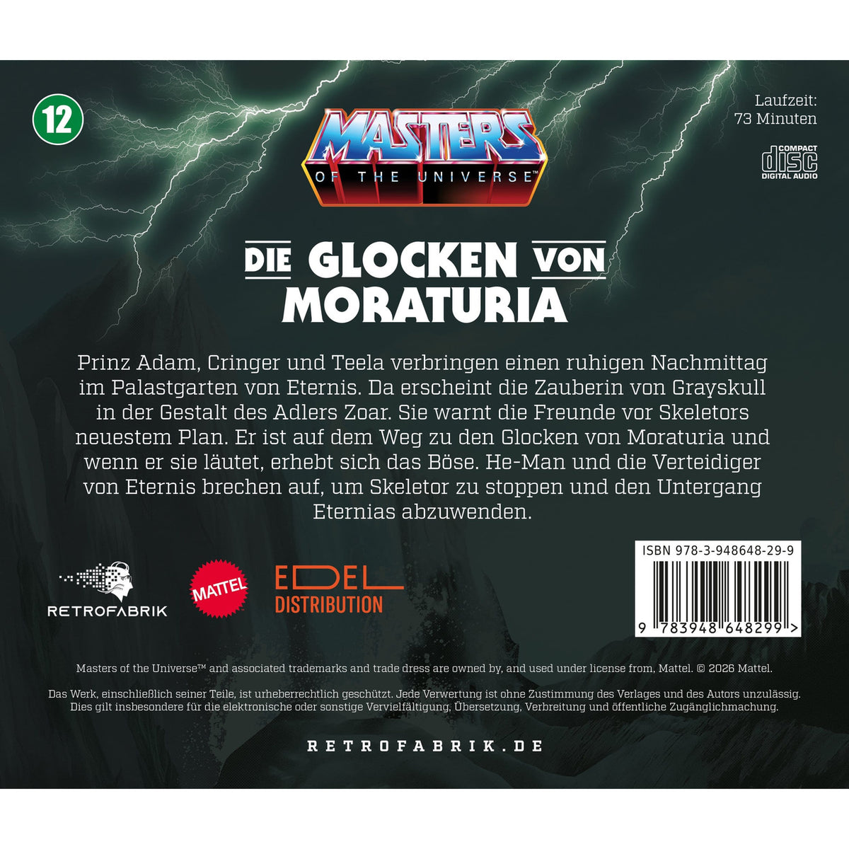 Produktbild Masters of the Universe Hörspiel-CD Folge 12: Die Glocken