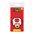 Produktbild Super Mario Gummi-Schlüsselanhänger Toad 6 cm