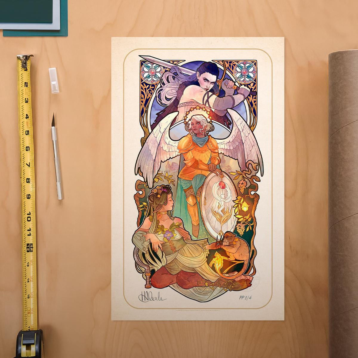 Produktbild Critical Role Kunstdruck Ashley Johnson: 10th Anniversary