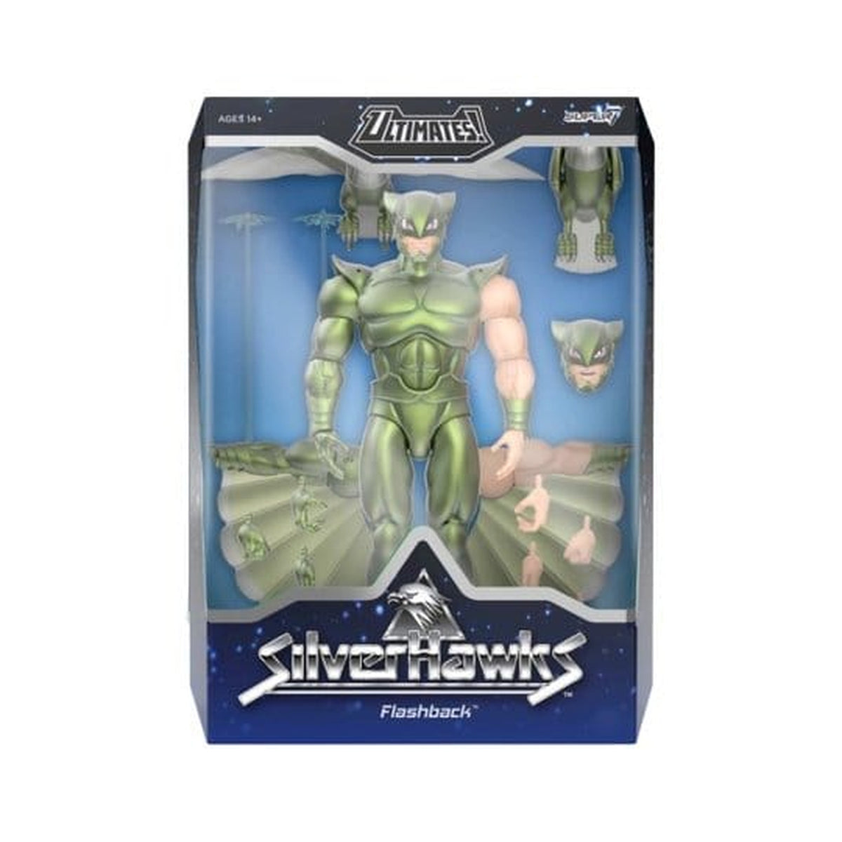 Produktbild Silverhawks Ultimates Actionfigur Wave 07 Flashback (Toon)
