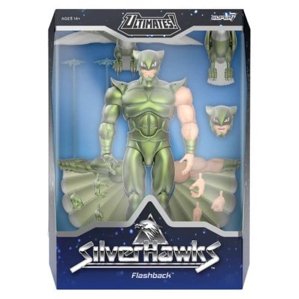 Produktbild Silverhawks Ultimates Actionfigur Wave 07 Flashback (Toon)