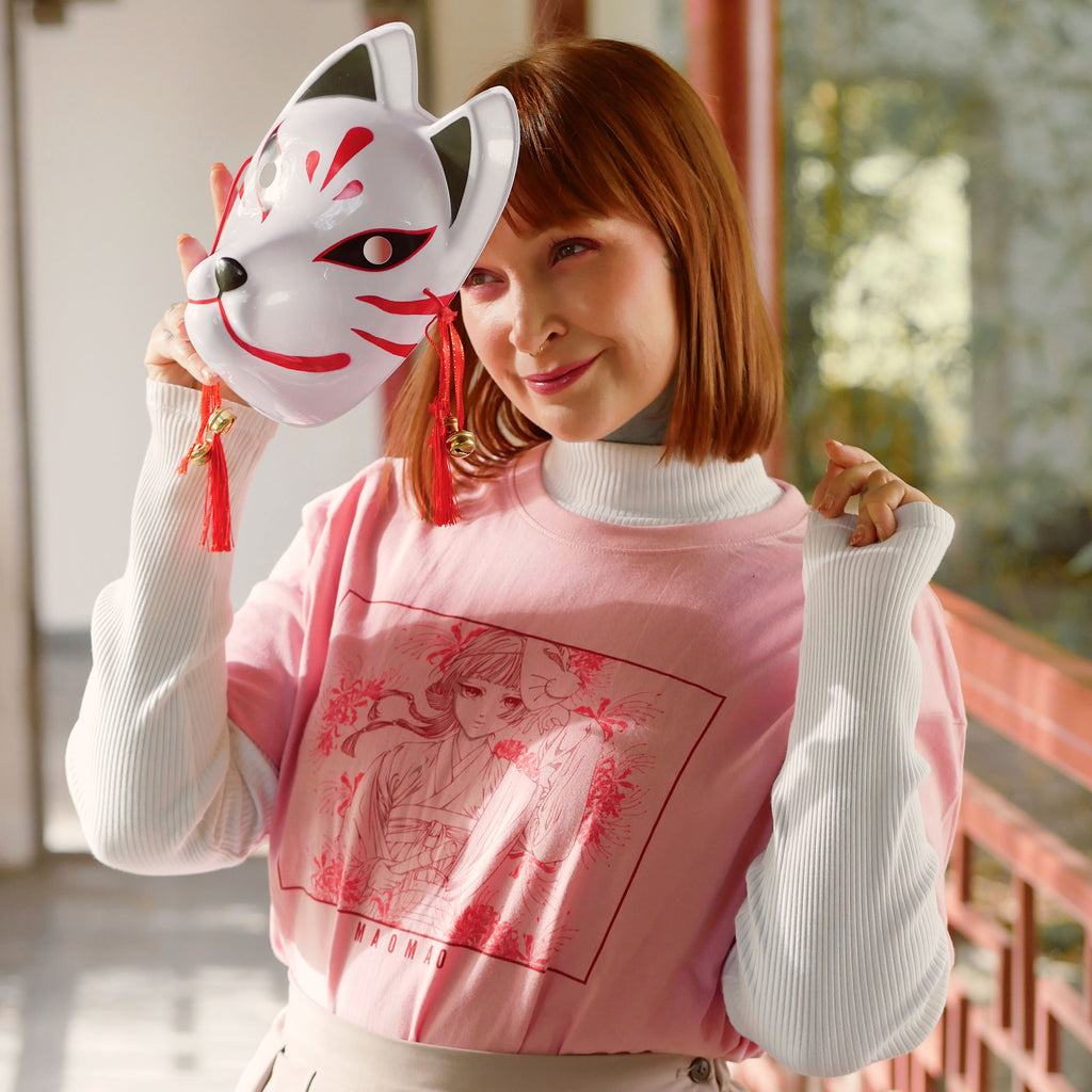 Immagine del prodotto T-shirt Maomao Flowers per fan de Il monologo della speziale