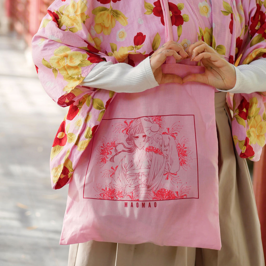 Immagine del prodotto Borsa in tela Maomao Flowers per fan de I diari della speziale