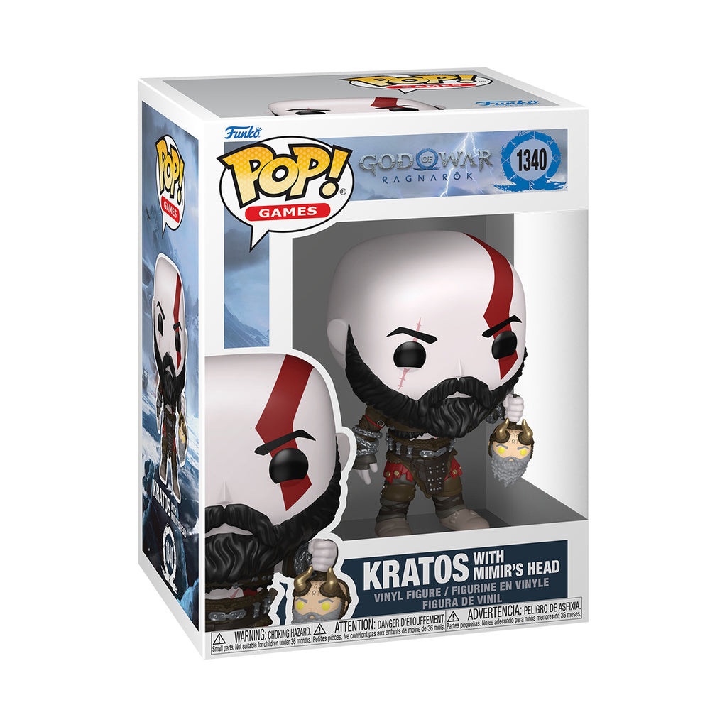 Immagine del prodotto God of War: Ragnarok - Funko Pop Kratos con la testa di Mimir