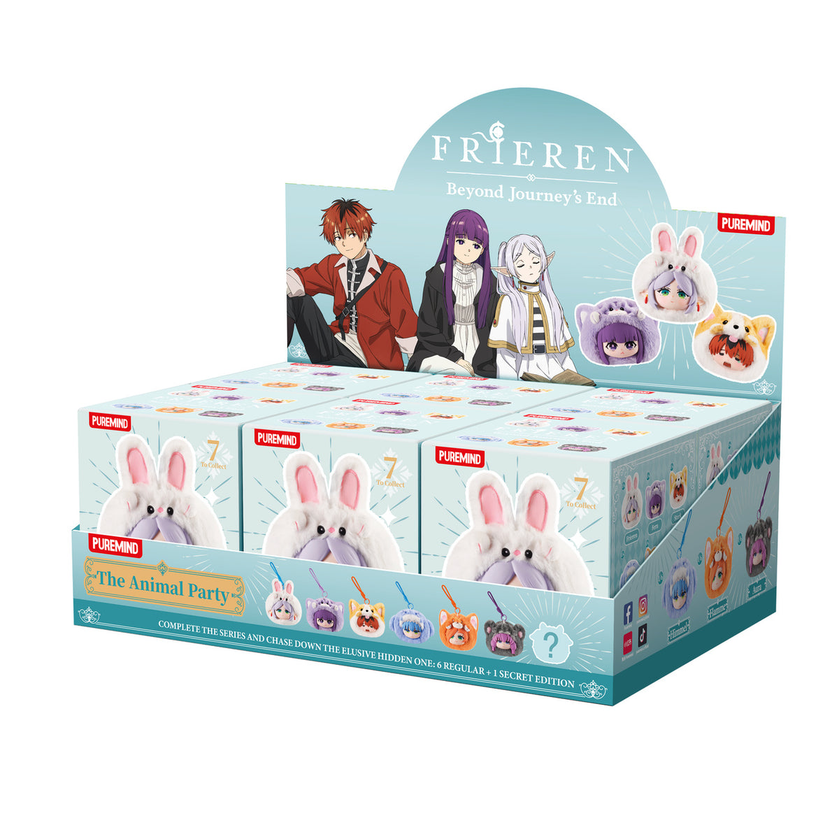 Immagine del prodotto Frieren - The Animal Party Ciondolo di peluche misterioso