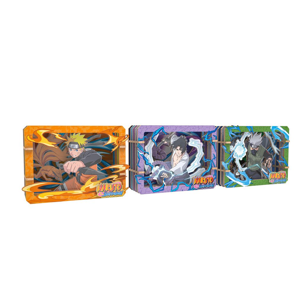 Immagine del prodotto Naruto - Ninjutsu Ultimate Arts Wooden Gallery 3D Mystery quadro in legno display da 6