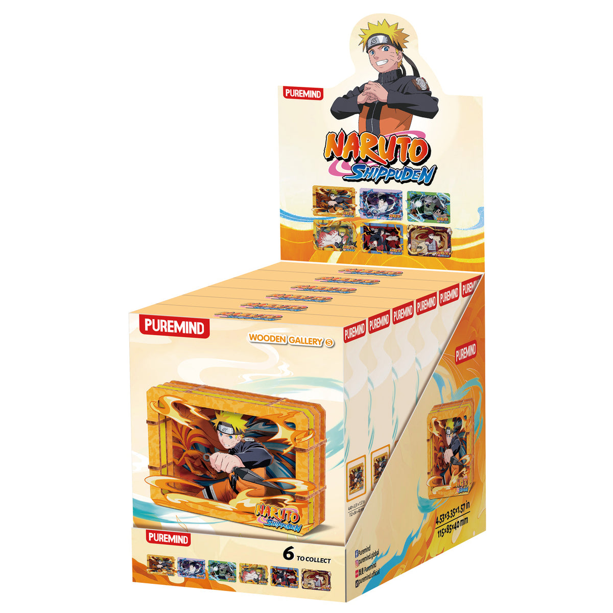 Immagine del prodotto Naruto - Ninjutsu Ultimate Arts Wooden Gallery Quadro in legno misterioso 3D
