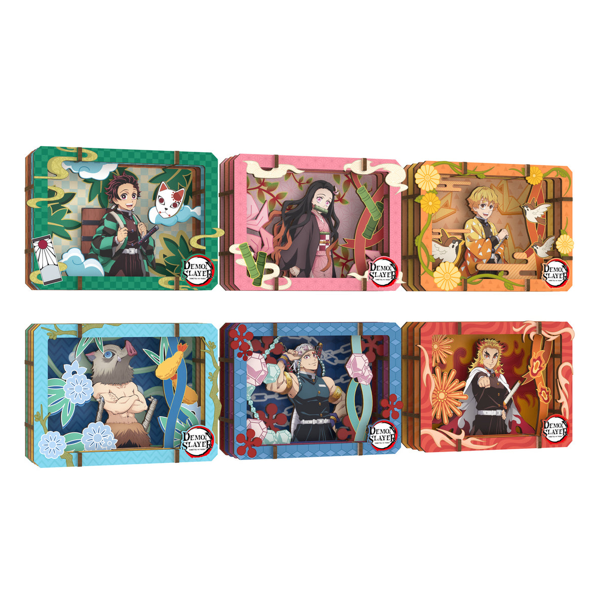Immagine del prodotto Demon Slayer - Journey Together Wooden Gallery 3D Mystery Quadro in legno espositore da 6