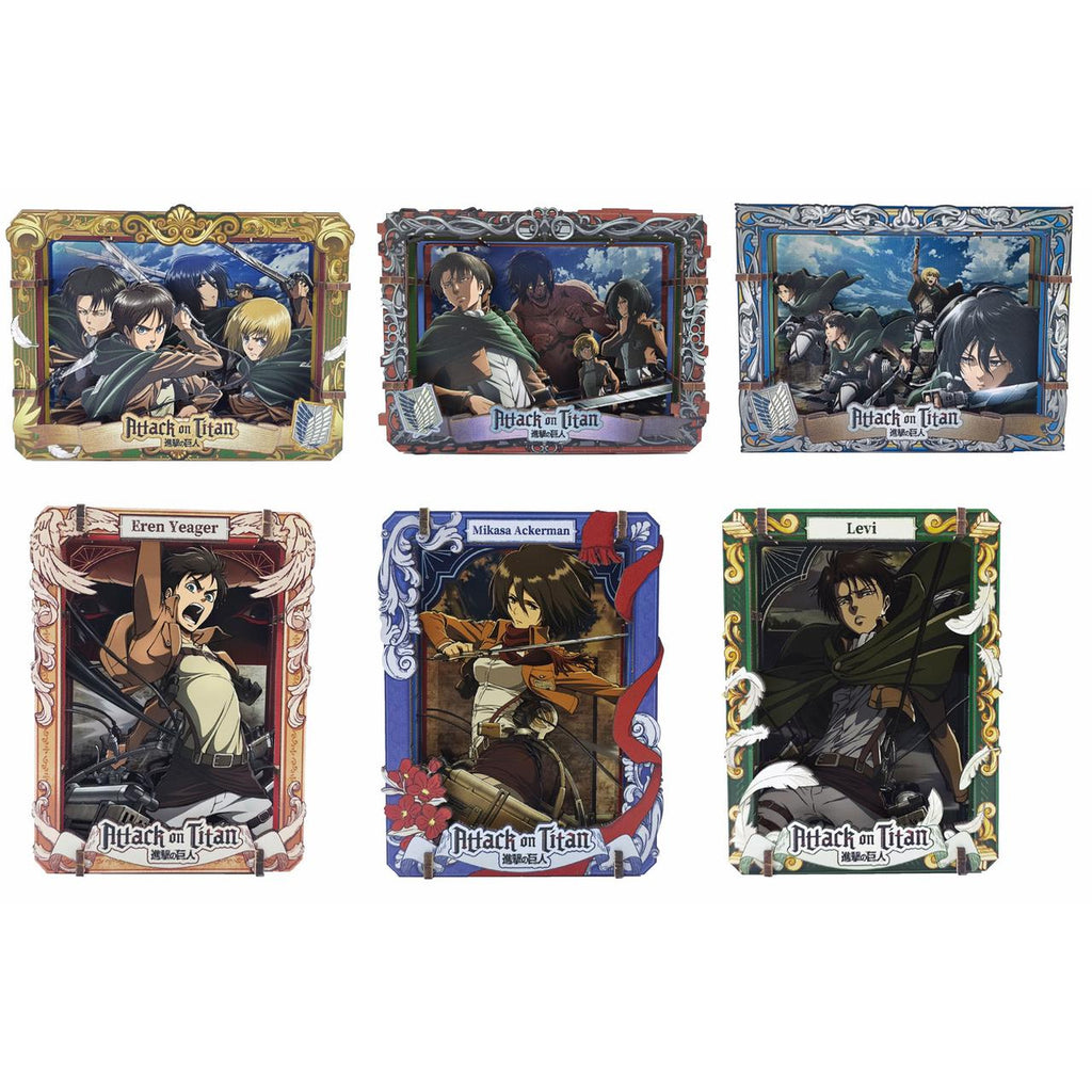 Immagine del prodotto Attack on Titan - Showdown Scenes Wooden Gallery 3D Mystery Quadro in legno