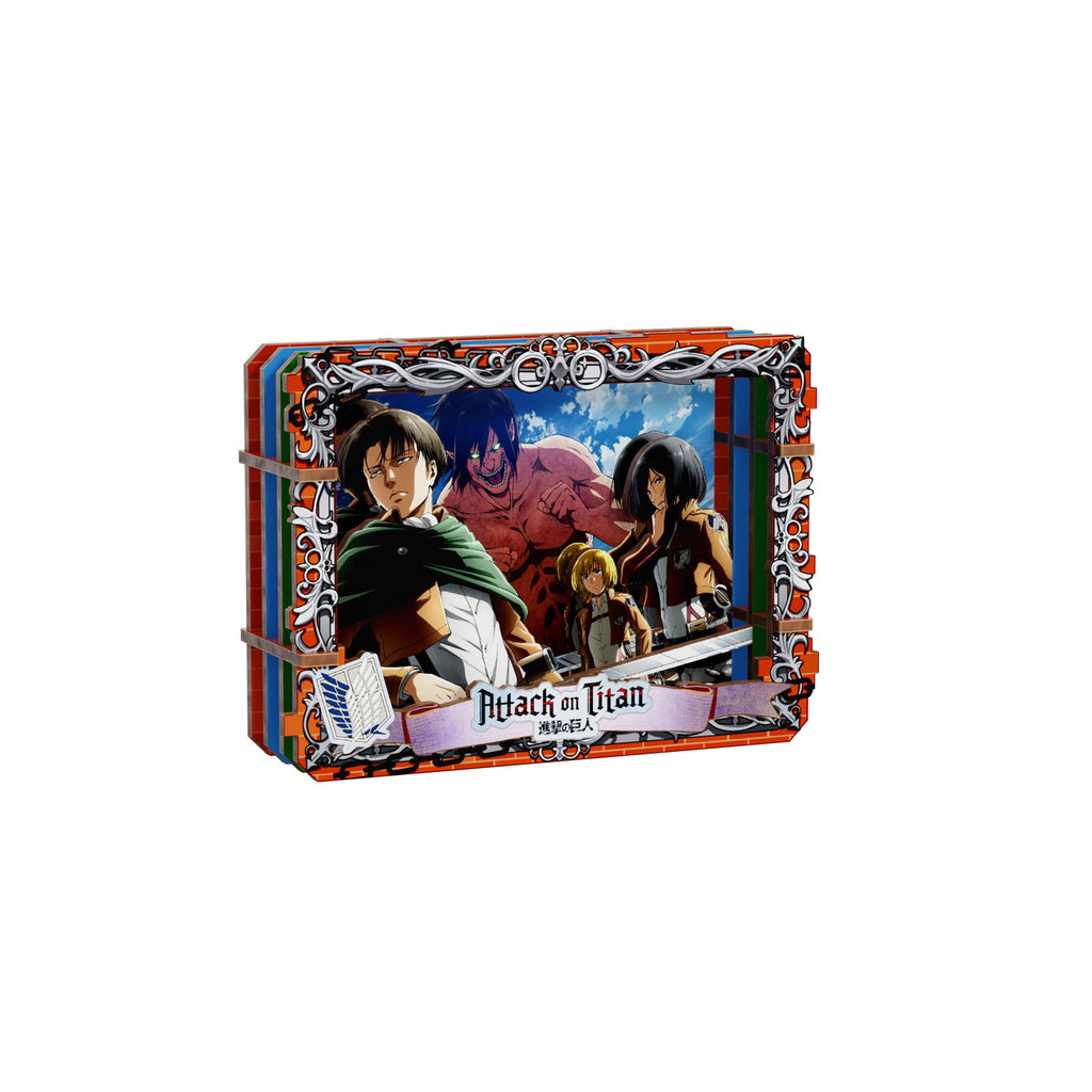 Immagine del prodotto Attack on Titan - Showdown Scenes Wooden Gallery 3D Mystery Quadro in legno