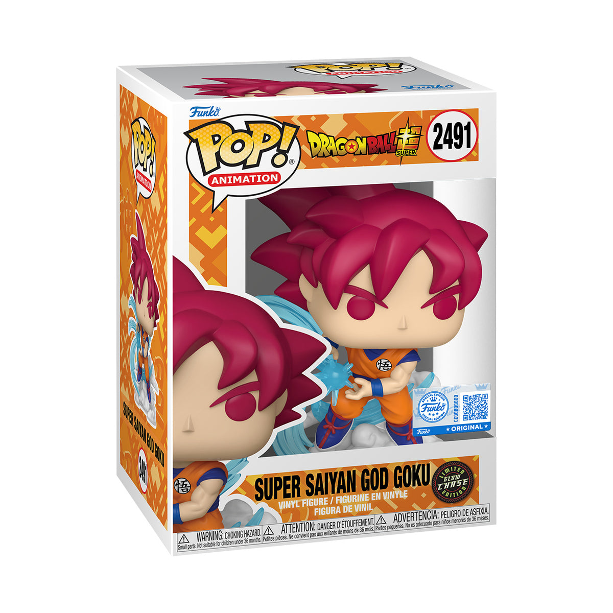 Product image Dragon Ball Super - Super Saiyan God Goku Funko Pop! Figure Exclusive